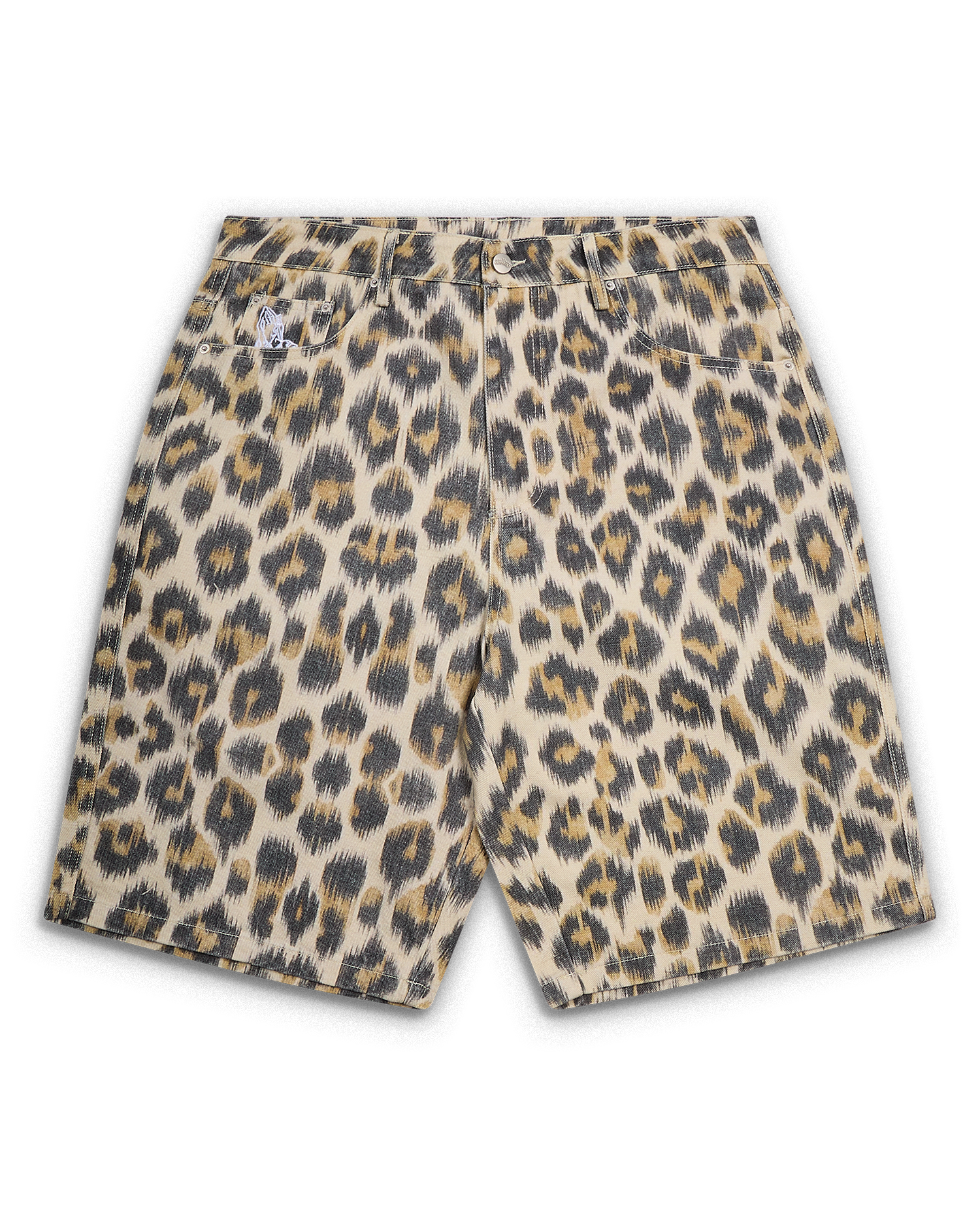 Leopard Washed Jorts