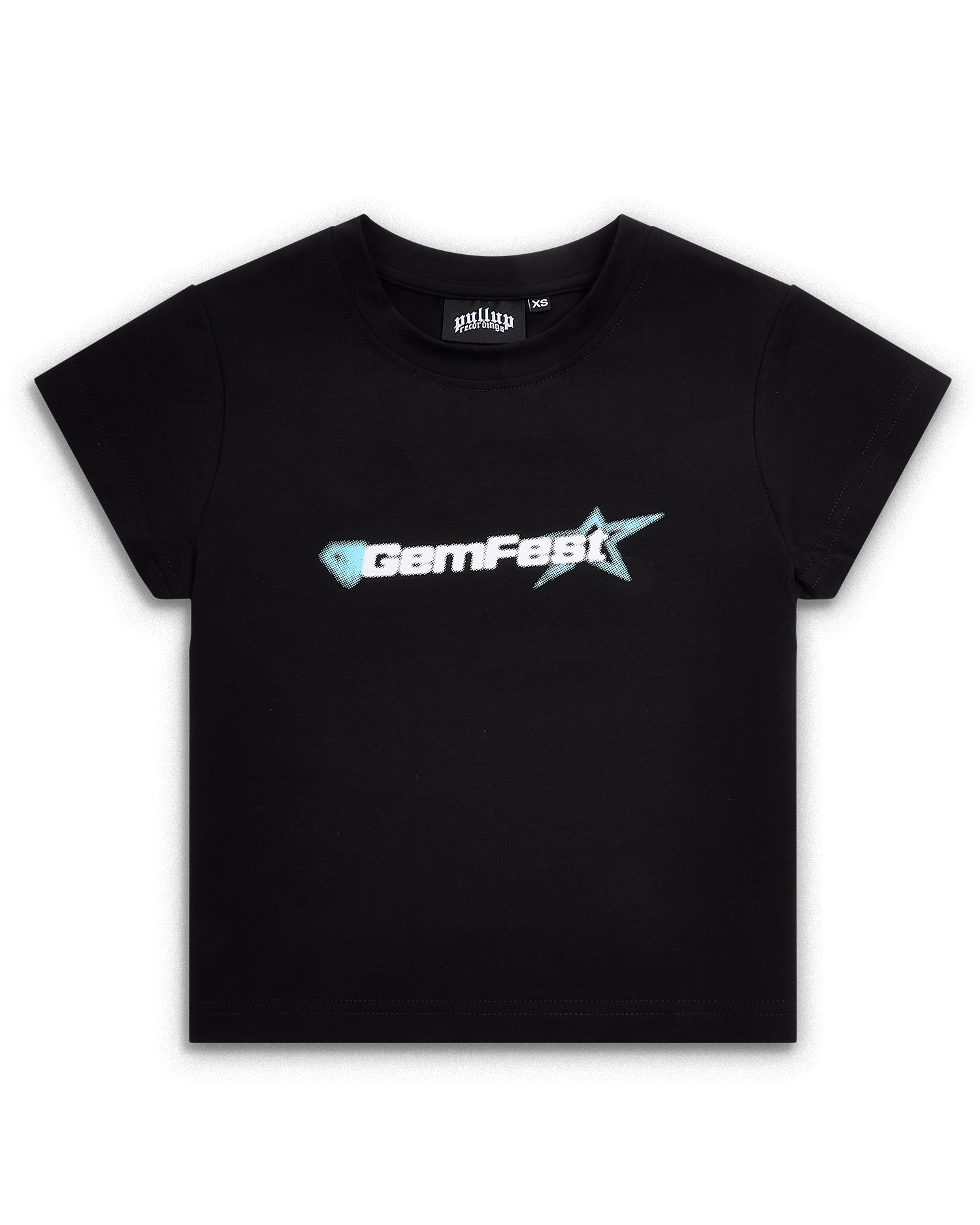GemFest Logo Baby Tee Black