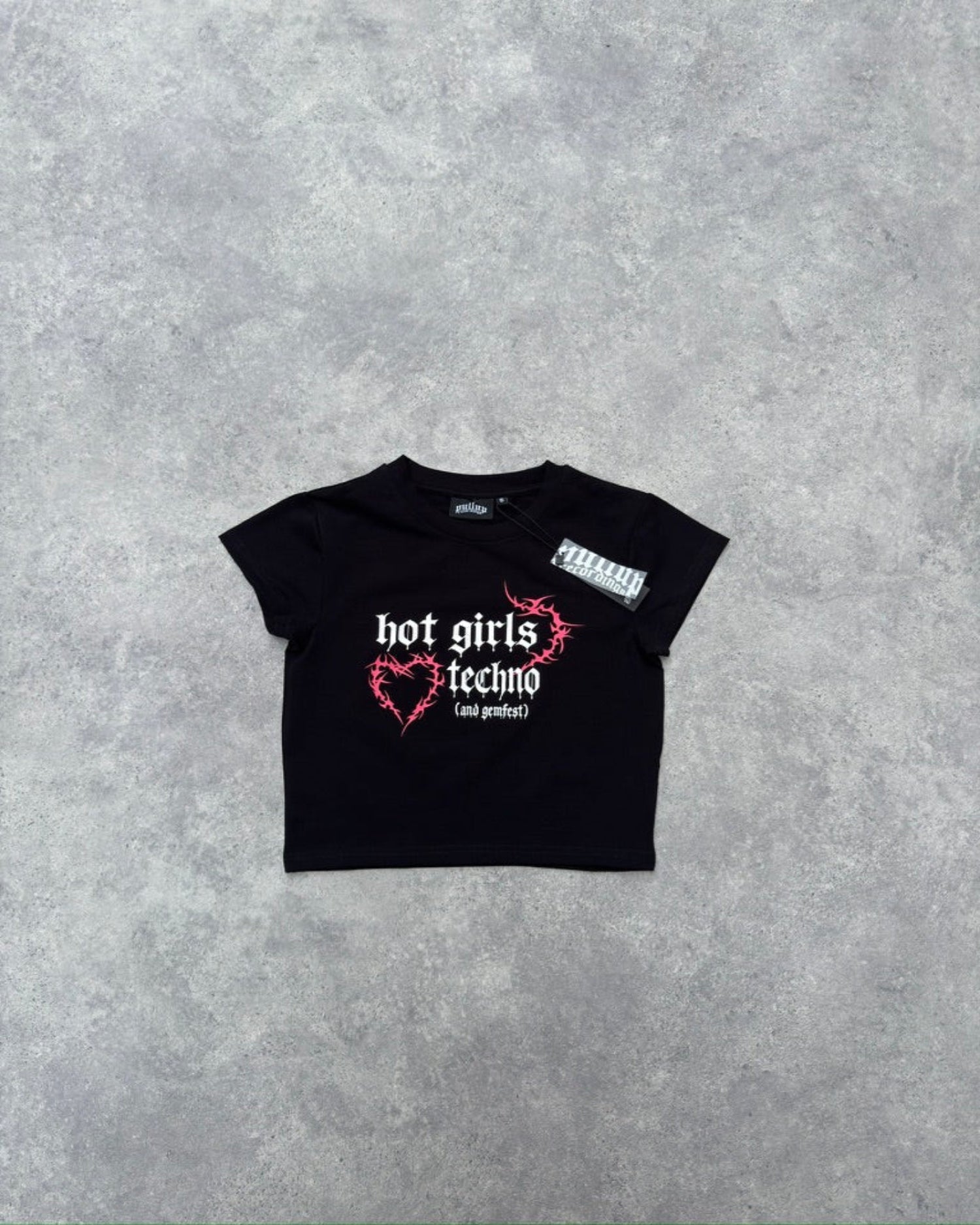 Techno Baby Tee Black
