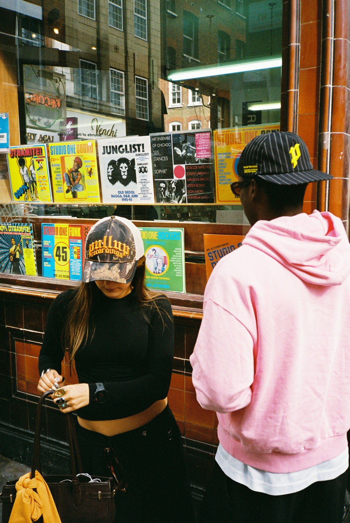 Orange Camo Mesh Hat